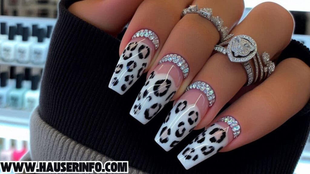 hausers ladies winter leopard nails show