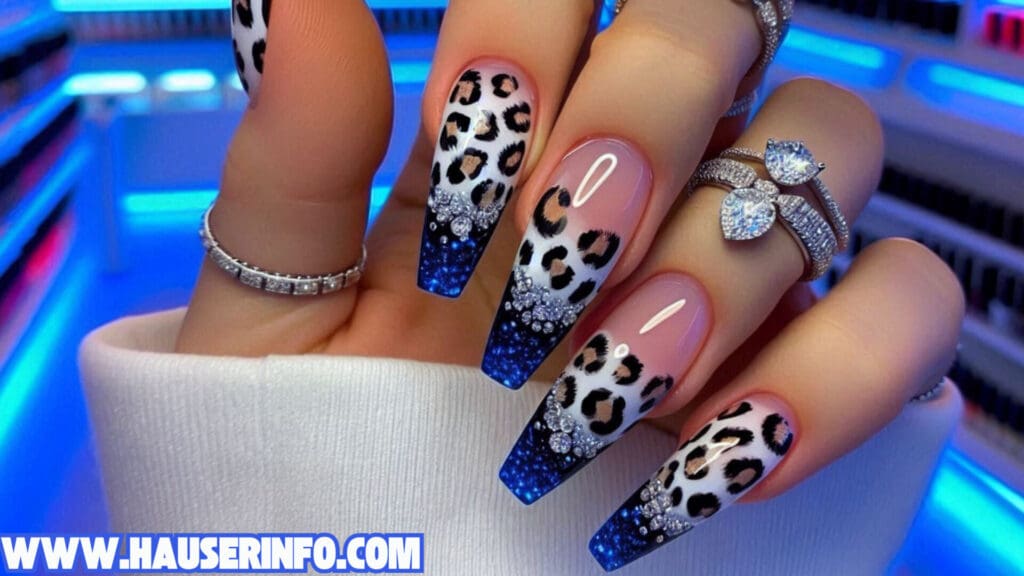 hausers ladies winter leopard nails show