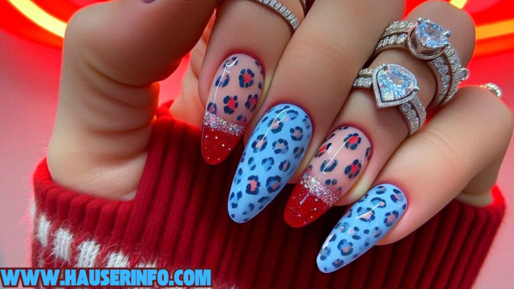 hausers ladies winter leopard nails show