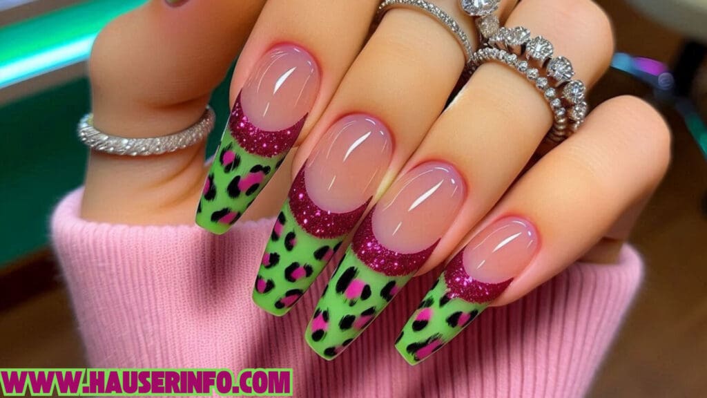 hausers ladies winter leopard nails show