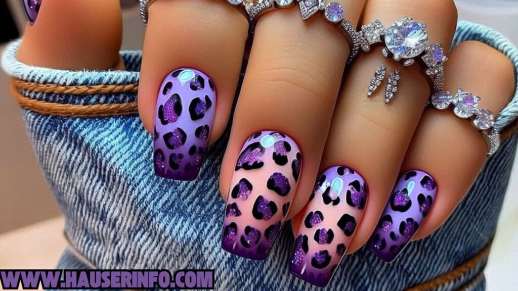 hausers ladies winter leopard nails show