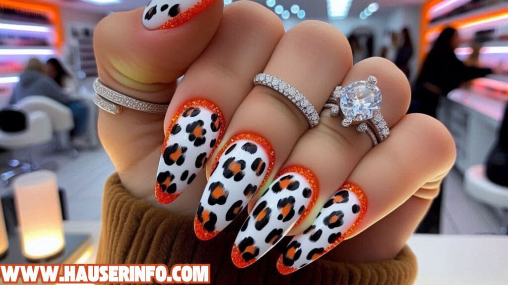 hausers ladies winter leopard nails show