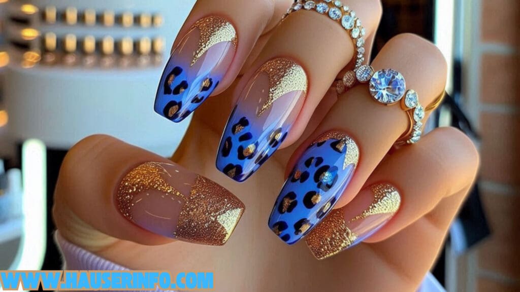 hausers ladies winter leopard nails show