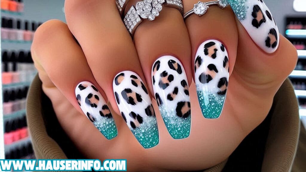 hausers ladies winter leopard nails show