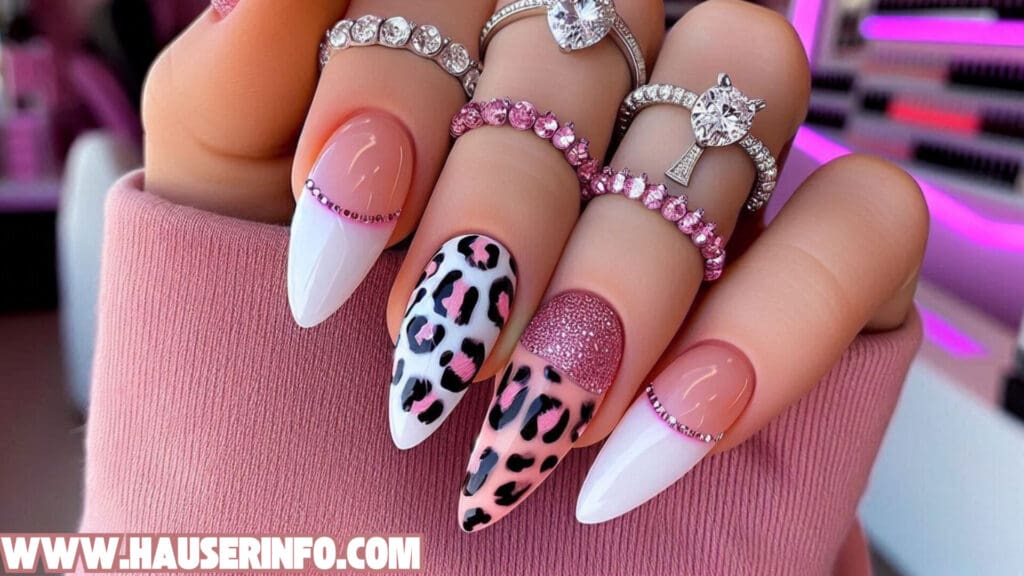 hausers ladies winter leopard nails show