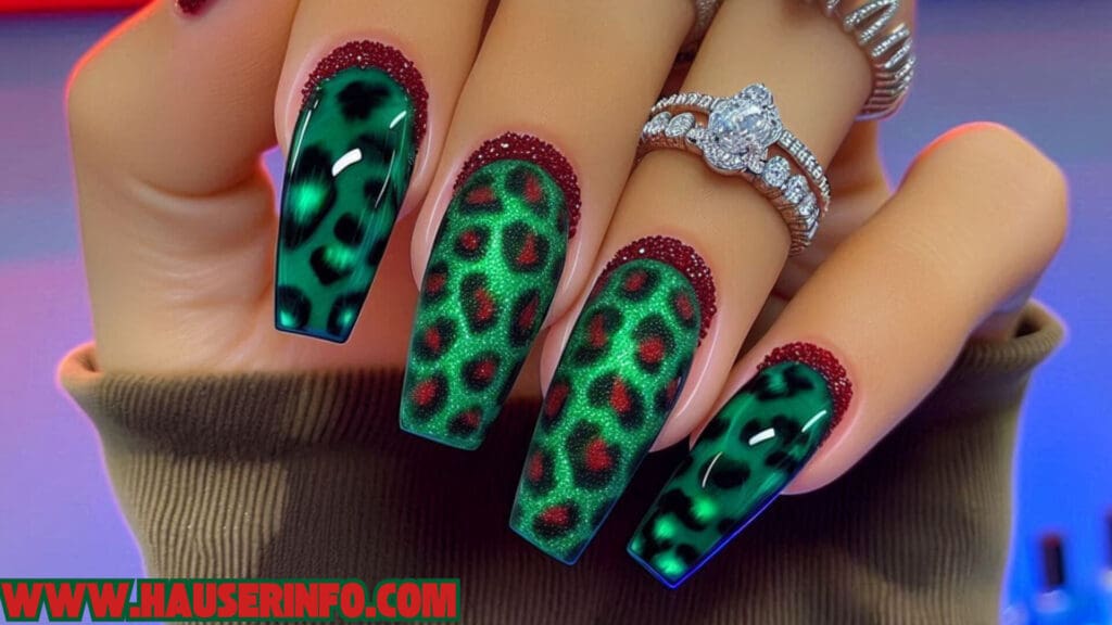 hausers ladies winter leopard nails show