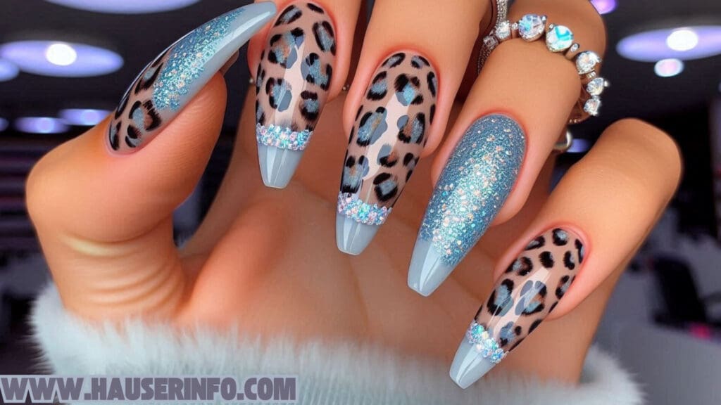 hausers ladies winter leopard nails show