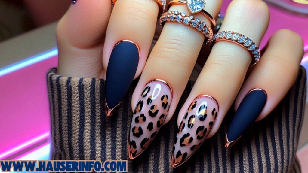 hausers ladies winters crazy leopard nails