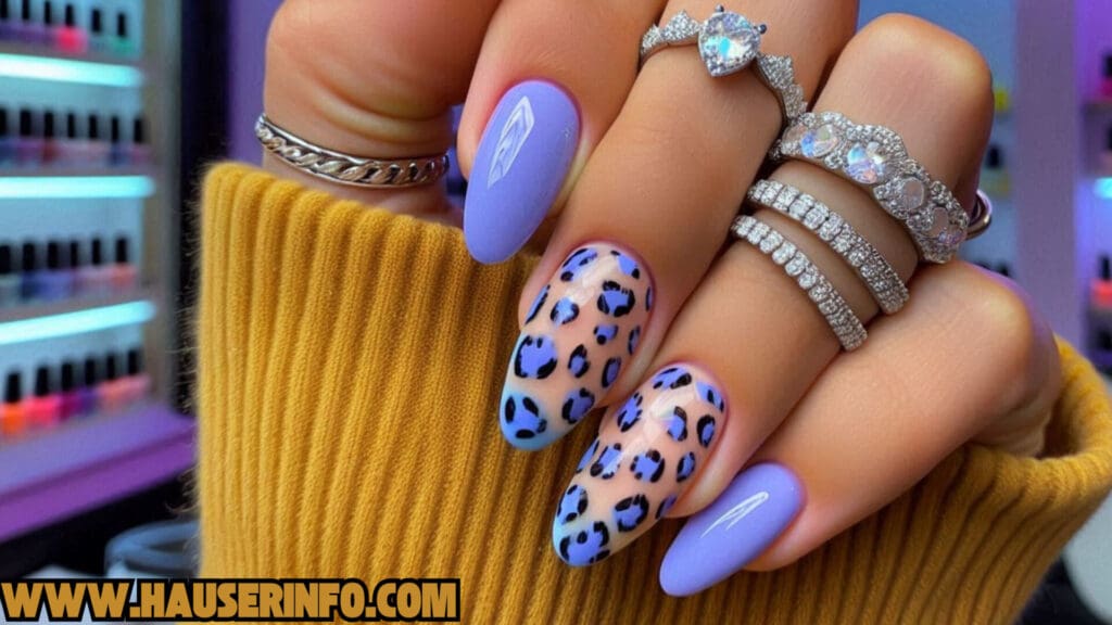 hausers ladies winters crazy leopard nails